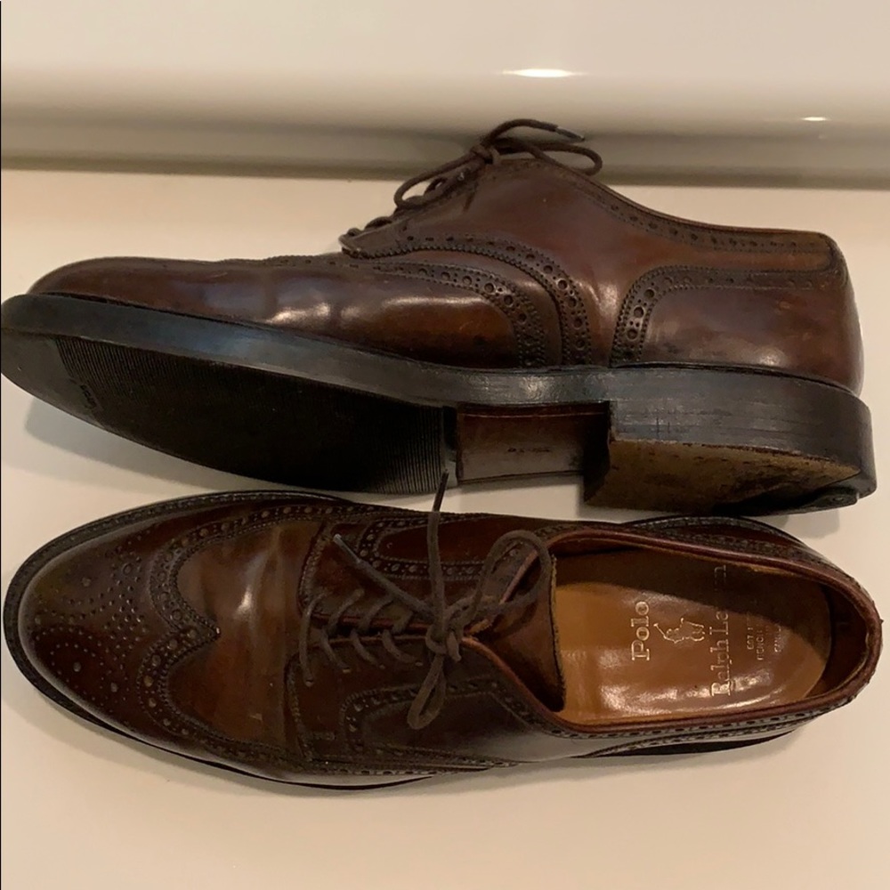 Ralph Lauren Polo Men’s Brogue wingtip Oxfords
